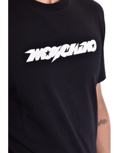 Moschino T-Shirt Homme Noir Imprimé Style Urbain| choixmode.fr