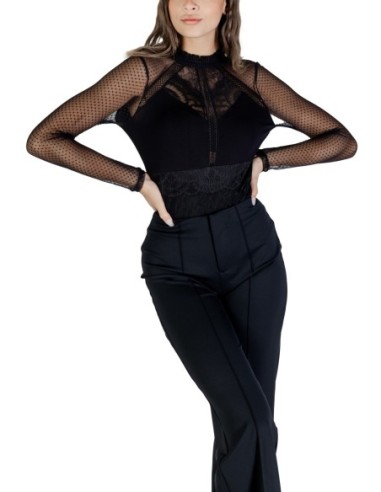 Morgan De Toi Blouse Femme Noire Fluide et Élégante| choixmode.fr