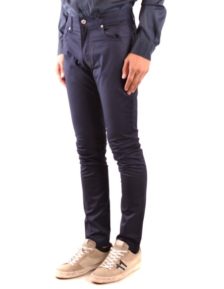 Moschino Pantalon Homme Bleu Coton Stretch Premium| choixmode.fr