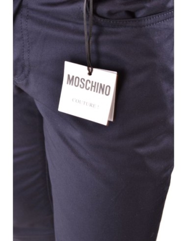 Moschino Pantalon Homme Bleu Coton Stretch Premium| choixmode.fr