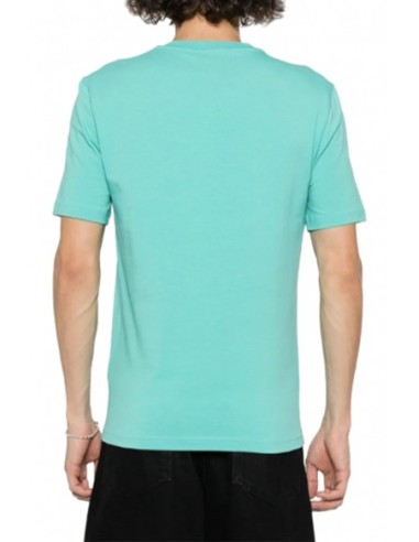 Moschino T-Shirt Homme Bleu Azur Imprimé en Coton| choixmode.fr
