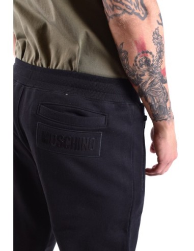 Moschino Pantalon Homme Noir en Coton Confort Premium| choixmode.fr