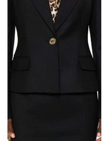 Moschino Veste Femme Noire en Laine Made in Italy| choixmode.fr