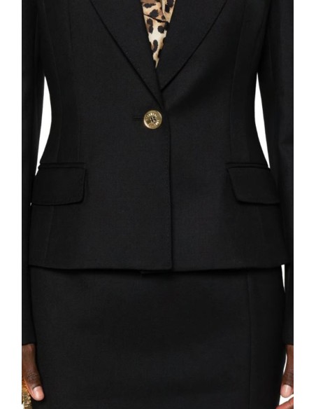 Moschino Veste Femme Noire en Laine Made in Italy| choixmode.fr