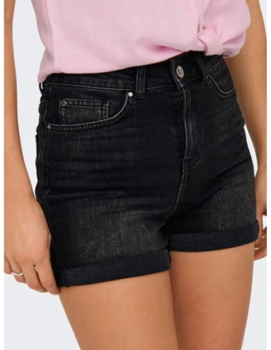 Only short femme noir denim | choixmode.fr