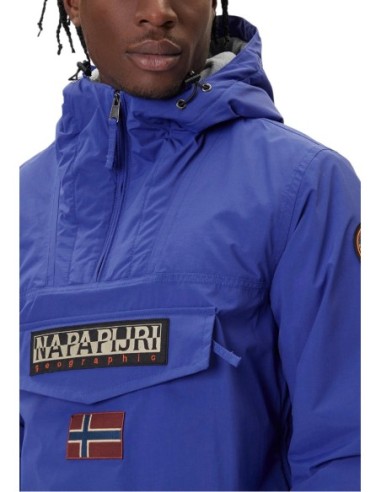 Napapijri veste homme bleu imprimé | choixmode.fr