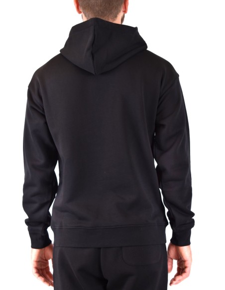 Moschino sweat homme noir capuche imprimé | choixmode.fr