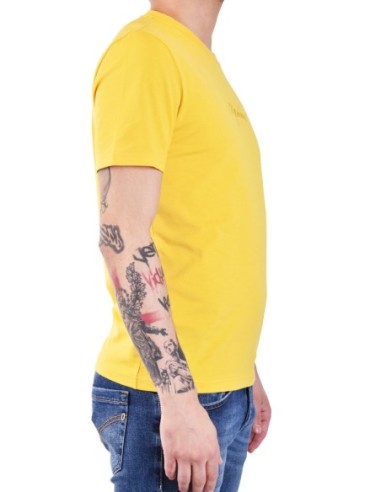 Moschino t-shirt homme jaune coton | choixmode.fr