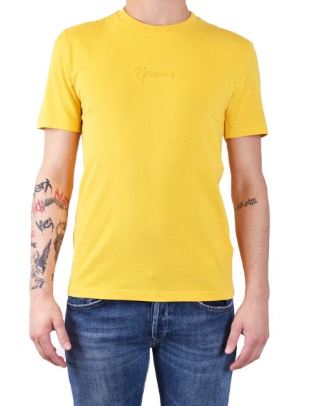 Moschino t-shirt homme jaune coton | choixmode.fr
