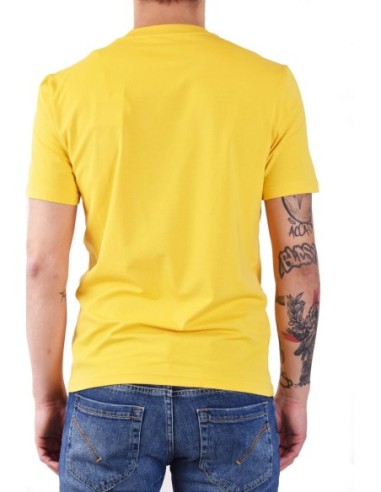 Moschino t-shirt homme jaune coton | choixmode.fr