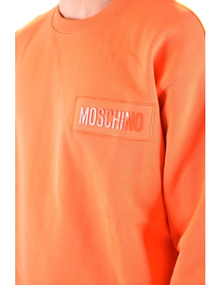 Moschino sweat homme orange vif | choixmode.fr