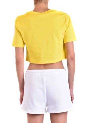 Moschino t-shirt femme jaune graphique vif | choixmode.fr
