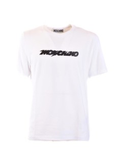Moschino t-shirt homme blanc artistique | choixmode.fr