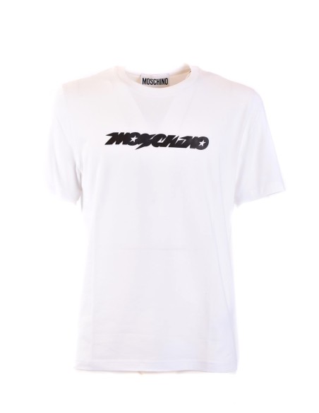 Moschino t-shirt homme blanc artistique | choixmode.fr