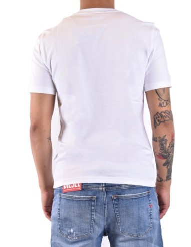 Moschino t-shirt homme blanc artistique | choixmode.fr
