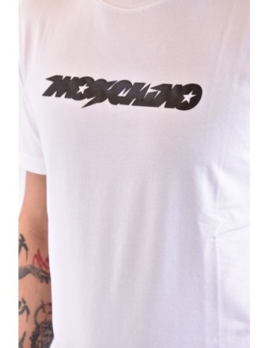Moschino t-shirt homme blanc artistique | choixmode.fr