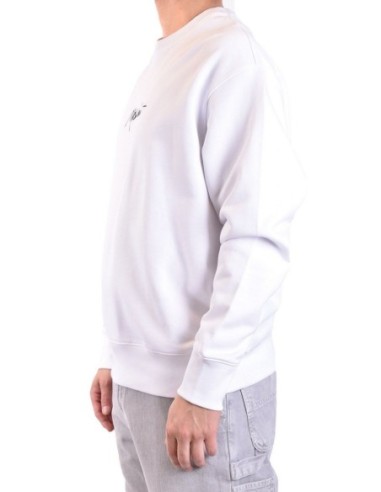 Moschino sweat homme blanc imprimé graphique | choixmode.fr