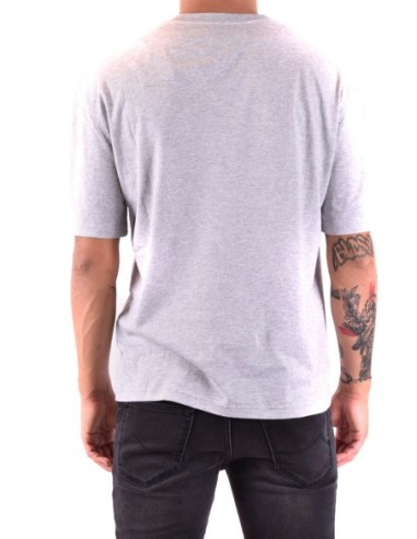 Moschino t-shirt homme gris motif urbain | choixmode.fr