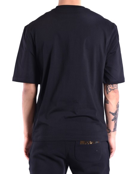 Moschino t-shirt homme noir imprimé moderne | choixmode.fr