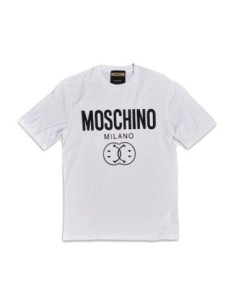 Moschino t-shirt homme blanc print graphique | choixmode.fr