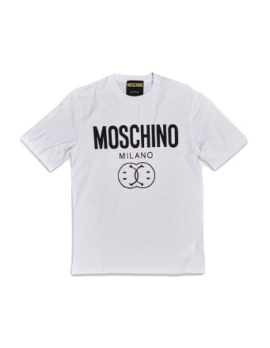 Moschino t-shirt homme blanc print graphique | choixmode.fr
