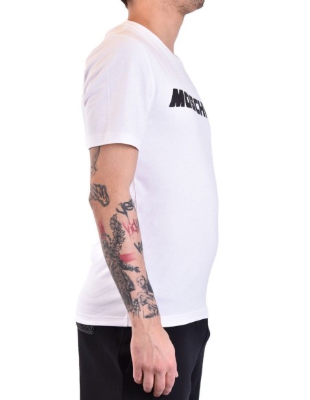 Moschino t-shirt homme blanc logo central | choixmode.fr