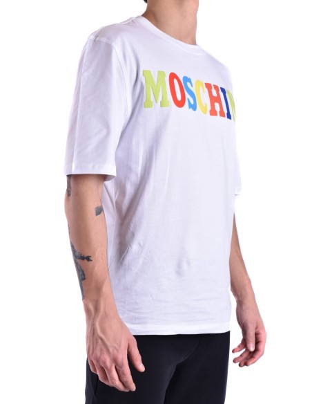 Moschino t-shirt homme blanc illustration | choixmode.fr