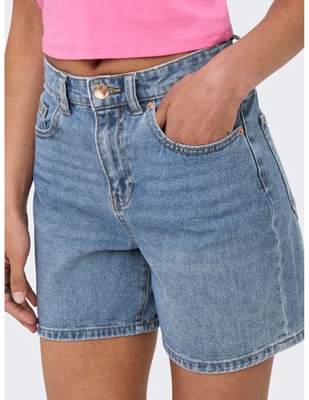 Only short femme denim bleu classique | choixmode.fr