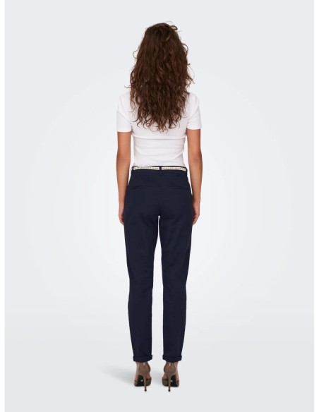 Only pantalon femme bleu stretch essentiel | choixmode.fr