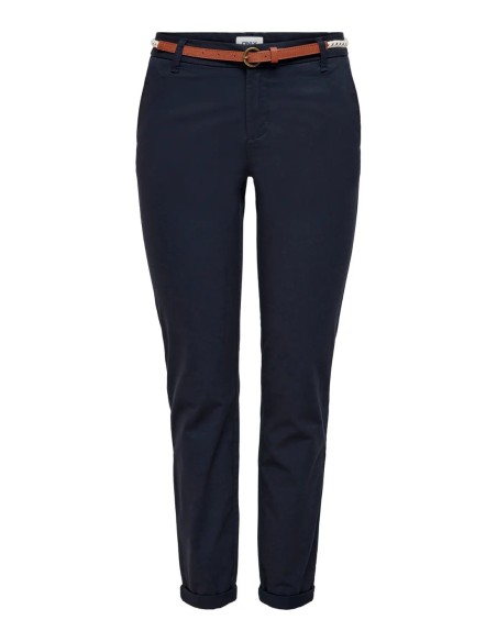 Only pantalon femme bleu stretch essentiel | choixmode.fr