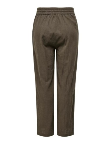 Only pantalon femme marron coton léger | choixmode.fr
