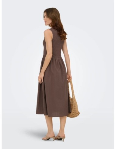 Only robe femme marron coton | choixmode.fr