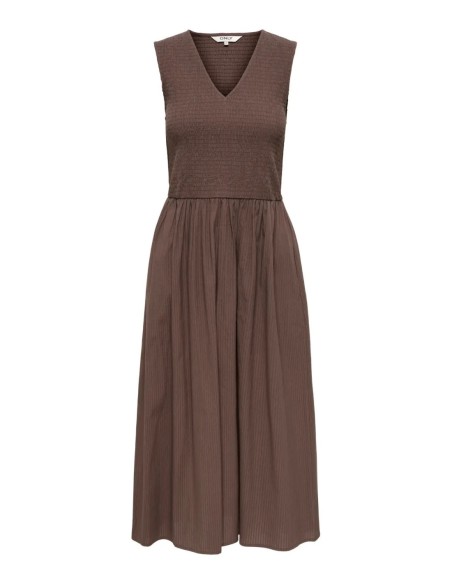 Only robe femme marron coton | choixmode.fr