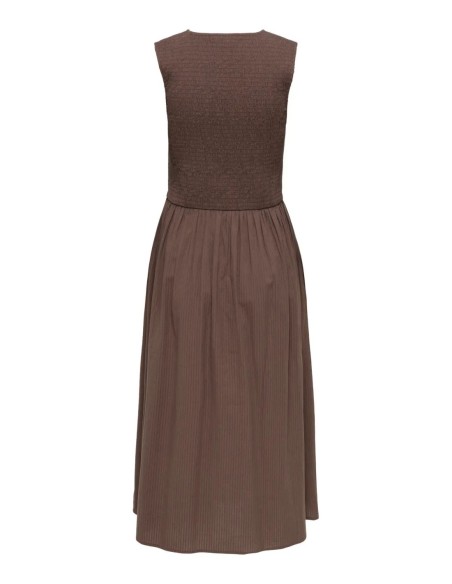 Only robe femme marron coton | choixmode.fr