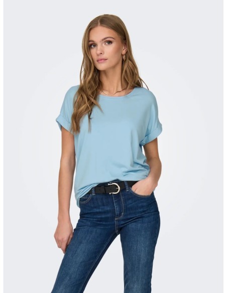 Only t-shirt femme bleu azur | choixmode.fr