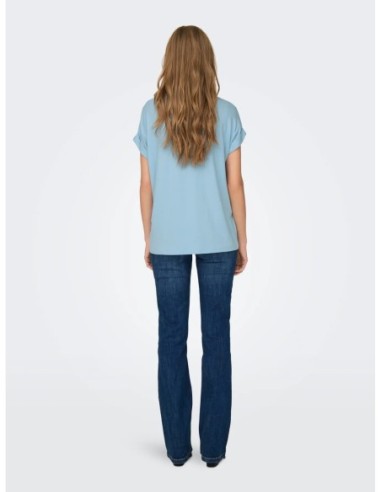 Only t-shirt femme bleu azur | choixmode.fr