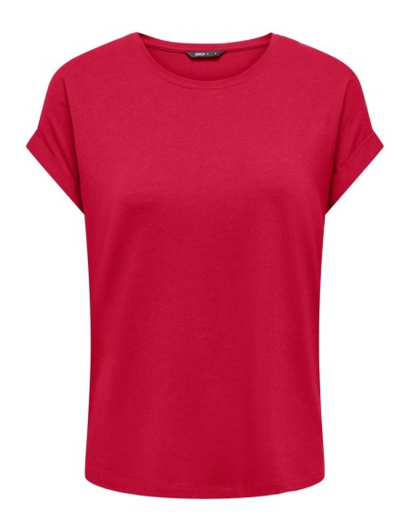 Only t-shirt femme rouge vif | choixmode.fr