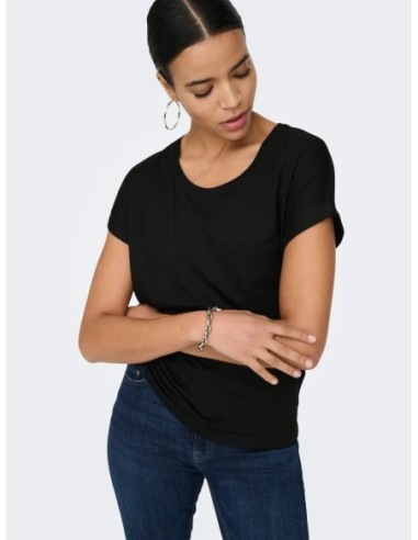 Only t-shirt femme noir classique | choixmode.fr