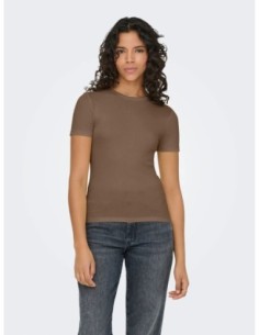 Only t-shirt femme marron clair | choixmode.fr