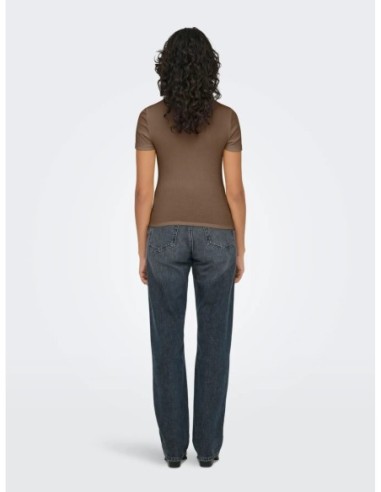 Only t-shirt femme marron clair | choixmode.fr
