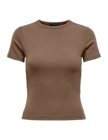 Only t-shirt femme marron clair | choixmode.fr