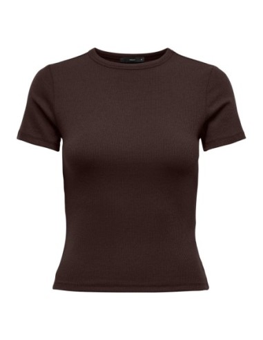 Only t-shirt femme marron doux | choixmode.fr