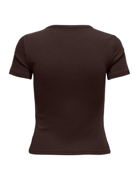 Only t-shirt femme marron doux | choixmode.fr
