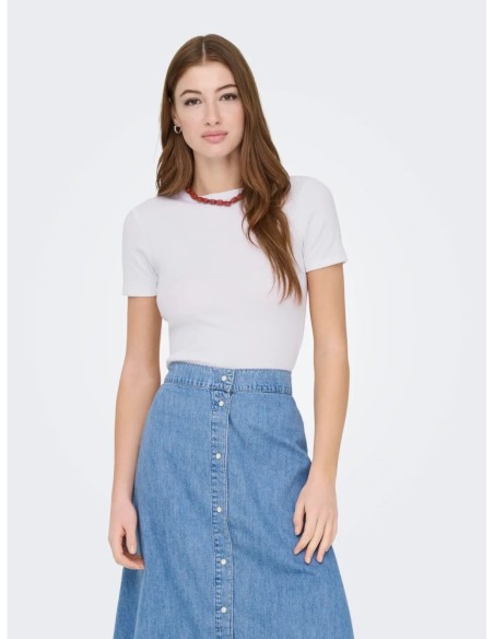 Only t-shirt femme blanc léger | choixmode.fr