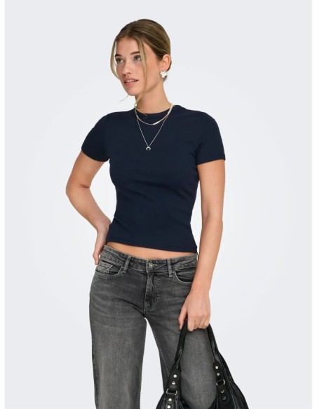 Only t-shirt femme bleu marine | choixmode.fr