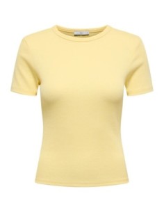 Only t-shirt femme jaune léger | choixmode.fr