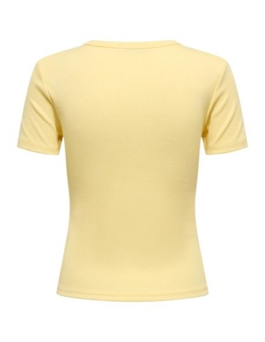 Only t-shirt femme jaune léger | choixmode.fr