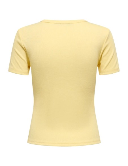 Only t-shirt femme jaune léger | choixmode.fr