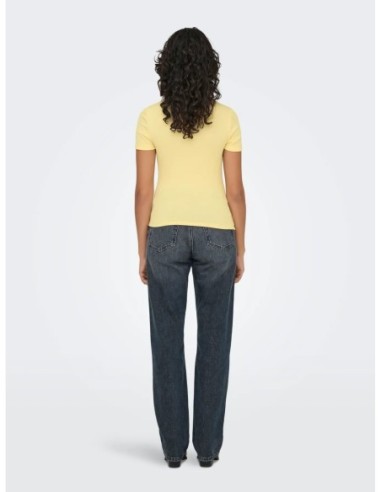 Only t-shirt femme jaune léger | choixmode.fr