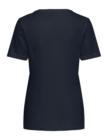Only t-shirt femme bleu coton | choixmode.fr